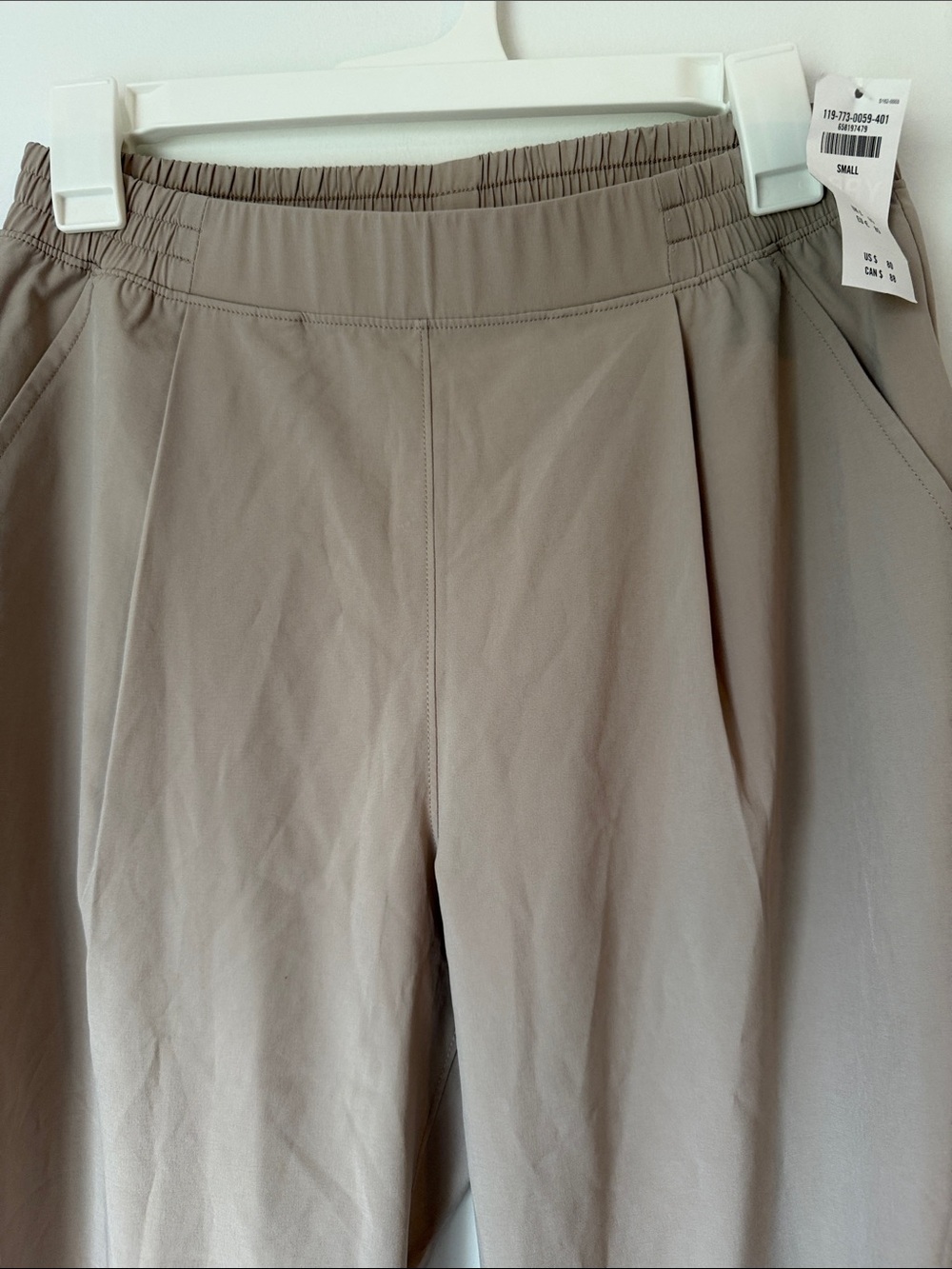 Abercrombie & Fitch Neutral Taupe Wide-Leg Pull-On Pants your personal best - Picture 5 of 7